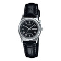 CASIO Quartz Waterproof Black Analog LTP-V006L-1B