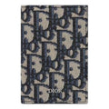 DIOR Bi-Fold Card Holder 'Beige Black Oblique Jacquard' 2ESCH138YSE-H05E