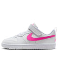 (PS) Nike Court Borough Low Recraft 'White Laser Fuchsia' DV5457-113