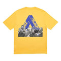 Men's PALACE Tri-Phone Printing Short Sleeve Yellow P18TS120