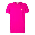 Men's Burberry Pure Cotton Logo Round Neck Short Sleeve Rose Red 40685931