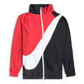 Nike Sportswear Woven Swoosh Jacket Logo Blackred BV3685-010