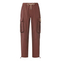 Men's Air Jordan Flight Heritage Big Pocket Cargo Woven Drawstring Casual Joggers/Pants/Trousers Light Chocolate DC7451-284