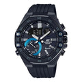 CASIO Bluetooth Waterproof Sports EDIFICE Sapphire Crystal Quartz Solar Powered Mens Black Analog/Digital Combo ECB-10YPB-1A
