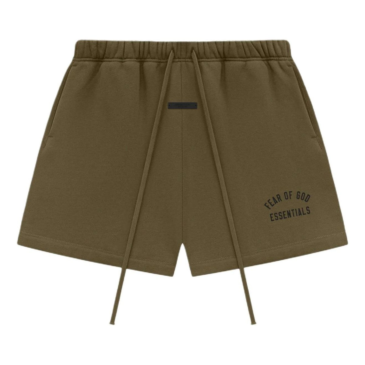 Fear of God Essentials Fleece Soccer Short 'Olive' 160BT242004F