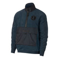 Nike Splicing polar fleece Cardigan Stand Collar Pullover Green AJ0802-454