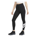 (WMNS) Nike Sportswear Classics High-Waisted Graphic Leggings Asia Sizing 'Black White' DV7792-010