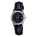 CASIO Quartz Waterproof Black Analog LTP-V002L-1AUDF