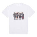 (WMNS) Balenciaga Band Portrait Printing Logo Retro Short Sleeve 'White' 612965TIV479000