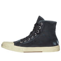 Balenciaga Paris High Top Sneakers 'Black Destroyed Cotton and White Rubber' 688752W3RC11090