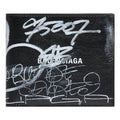 Balenciaga Square Folded Graffiti Wallet 'Black White' 594549210LH1090