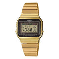CASIO Waterproof Quartz Unisex Black/Gold Digital A700WG-9A