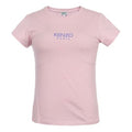 KENZO Alphabet Logo Pure Cotton Round Neck Short Sleeve Light Pink T-Shirt FA52TS710937-34