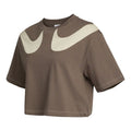 (WMNS) Nike AS W Nike Sportswear SWSH GX MOD CROP SS T IRONSTONE DD5591-004