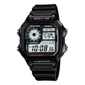 CASIO G Shock Quartz Sports Waterproof Unisex Mens Black Digital AE-1200WH-1A