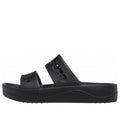 (WMNS) Crocs Baya Platform Sandals 'Black' 208188-001