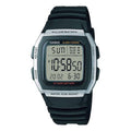 CASIO Waterproof Quartz Sports Analog Mens Silver Digital W-96H-1A