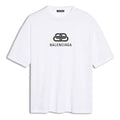 Men's Balenciaga White with BB logo Classic logo Printing Short Sleeve 570803TEV489044