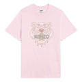 KENZO SS21 Printing Tiger Head Short Sleeve Pink FB52TS8464YB-34
