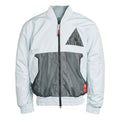 Men's Nike Kyrie Basketball Sports Mesh Patchwork Print Pattern Woven Baseball Padded White Gold Color Jacket CK6671-043