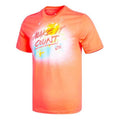 Nike Sportswear Splash Ink Alphabet Printing Sports Short Sleeve Orange DJ5361-840