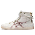 (WMNS) ASICS Double Clutch Fleece Retro High Board Shoe Milk White/Gold 1202A078-100