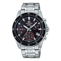 CASIO EDIFICE Waterproof Stainless Steel Strap Mens Red Analog EFV-540D-1AVUPR