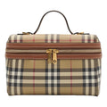 (WMNS) Burberry Check Vanity Bag 'Archive Beige Briar Brown' 81205251