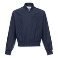 Men's KENZO FW20 Solid Color Cotton Jacket Navy Blue FA65BL1929CC-76