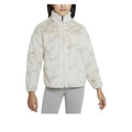 (GS) Nike Sportswear Faux Fur Jacket 'White Grey' DV3252-072
