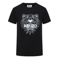 KENZO SS21 Logo Round-neck Short Sleeve Black FB52TS8464YB-99