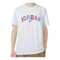 Men's Nike Multi-Color Alphabet Loose Breathable Running Training Short Sleeve White T-Shirt DH8979-100