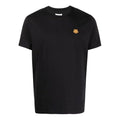 KENZO SS21 Small Tiger Head Pattern Round Collar Male Black FB55TS0034SA-99