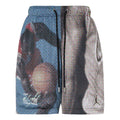 Air Jordan Flight Heritage Pattern Printing Lacing Shorts Multicolor DM1393-010