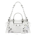 (WMNS) Balenciaga Neo Cagole City Small Handbag 'Optic White' 736046210B09104