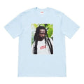 Supreme SS19 Buju Banton Tee Reggae Character Printing Short Sleeve Unisex Light Blue SUP-SS19-10477