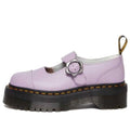 (WMNS) Dr. Martens Addina Flower Buckle Leather Platform Shoes 'Lilac' 30805308