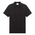 Men's Burberry Cotton Cozy Short Sleeve Polo Shirt Black 80270561