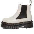 (WMNS) Dr. Martens Audrick Nappa Leather Platform Chelsea Boots 'Cobblestone Grey' 27148055