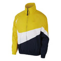 Nike Zipper Knitted Colorblock Sports Windproof Jacket Yellow AR3132-728