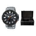 Men's CASIO PRO TREK Series Outdoor mountaineering Blue Watch Sapphire Crystal Mens Black Analog PRX-8000T-7ADR