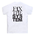 KITH fix the system tee box Logo Short Sleeve Alphabet Unisex White KH3FIX-101