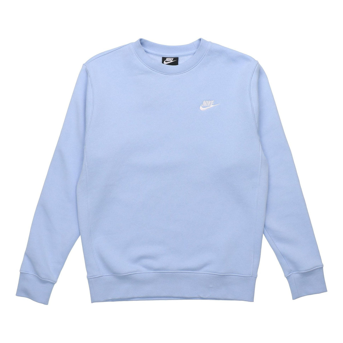 Nike Athleisure Casual Sports Fleece Lined Round Neck Pullover Blue BV2663-436