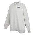(WMNS) Nike Logo Alphabet Embroidered Loose Fleece Lined Round Neck Pullover Gray Hoodie DQ9146-050