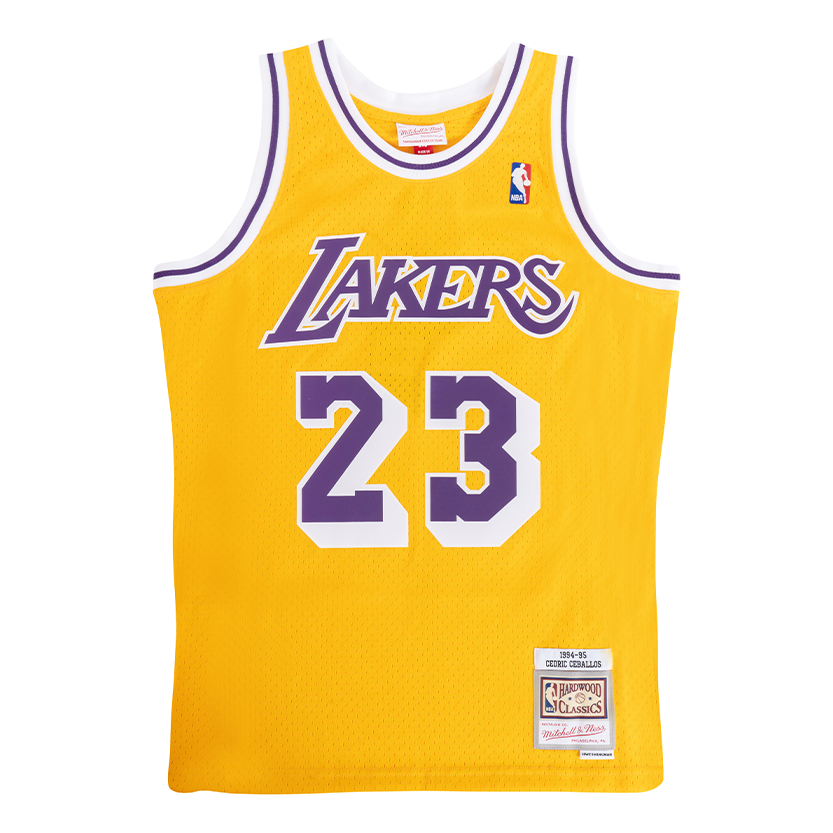 Mitchell & Ness NBA Swingman Jersey Los Angeles Lakers 1994-95 Cedric Ceballos SMJYSB19110-LALLTGD94CCB
