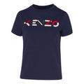 KENZO SS21 Logo Printing Round-neck Blue FB52TS8404SA-76