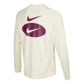 Men's Nike As Nsw Ess+ Core 3 Ls Tee Casual Breathable Round Neck Long Sleeves Coconut Milk T-Shirt DM6367-113