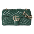 (WMNS) Gucci GG Marmont Medium Shoulder Bag 'Green' 837267-AAE38-3020