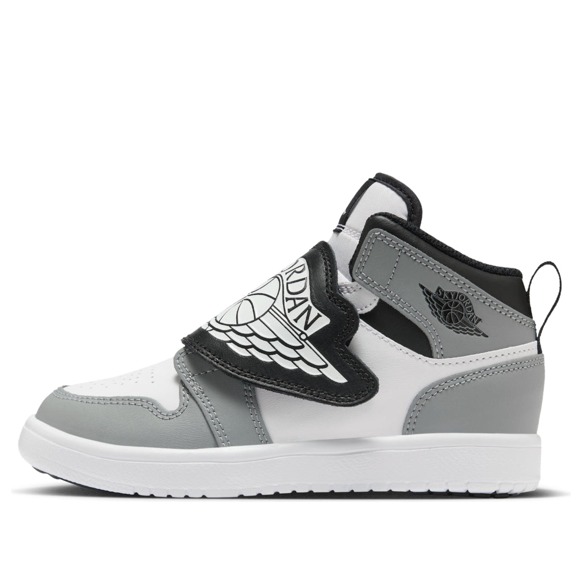(PS) Air Jordan 1 Sky logo 'Grey Black White' BQ7197-102