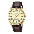 CASIO Sports Quartz Waterproof Mens Gold Analog MTP-V001GL-9B